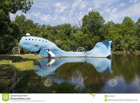 The Famous Road Side Attractions Blue Whale Of Catoosa Along The