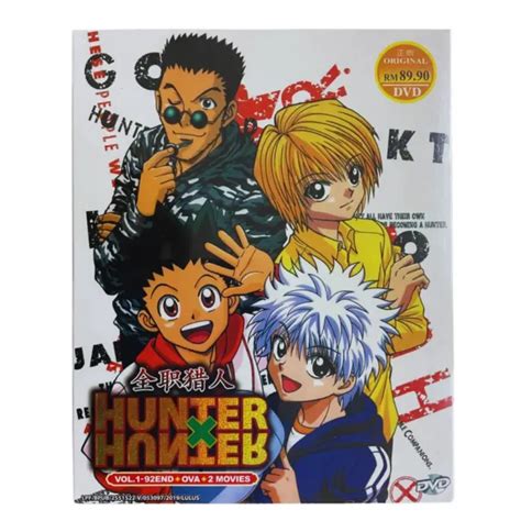 Dvd Anime Hunter X Hunter Complete 92 Epsova And 2 Movies Box English