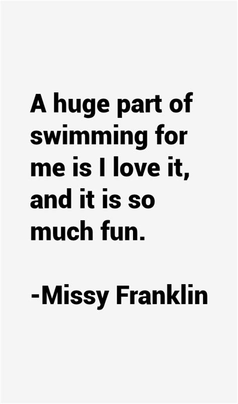Последние твиты от missy franklin johnson (@missyfranklin). Missy Franklin Quotes & Sayings