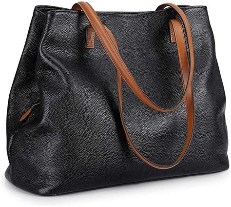 S Zone Women Soft Genuine Leather Handbag Large Capacity Shoulder Hobo