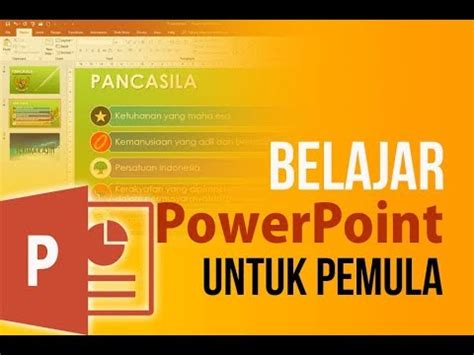Tutorial Power Point Pembuatan Presentase Power Point Untuk Pemula