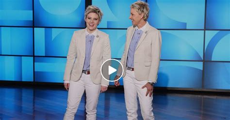 Kate Mckinnon Ellen Degeneres Impression