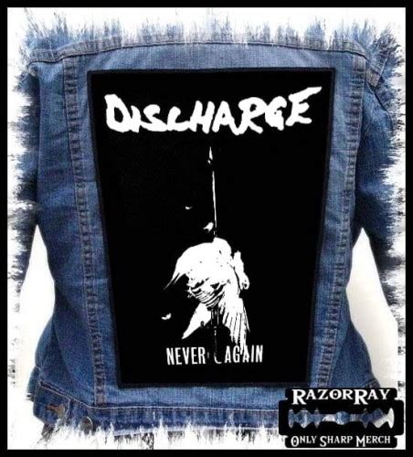 Discharge Never Again Backpatch Back Patch