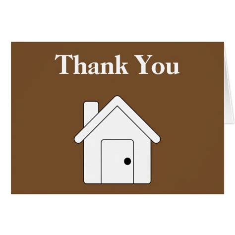Add a charming touch to your thank you sentiments with our collection of appreciation quotes and thank you phrases below. Personalized Real Estate Thank You Card | Zazzle