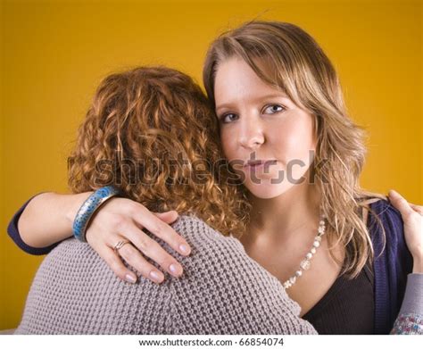 Young Woman Comforting Friend Stock Photo Edit Now 66854074