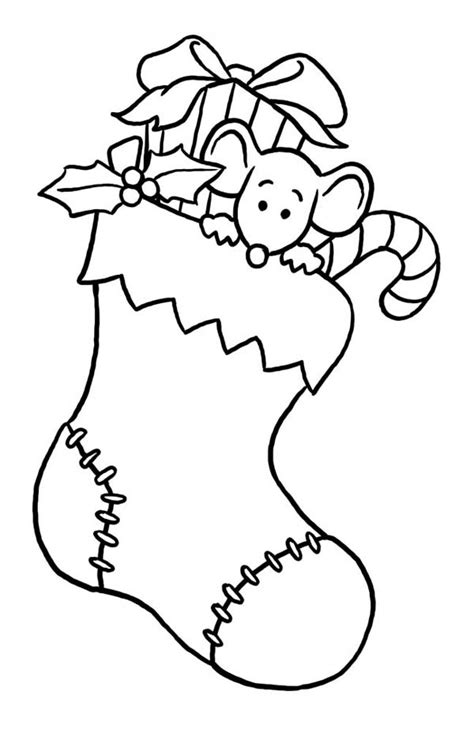 Free Christmas Stocking Coloring Pages At GetColorings Com Free