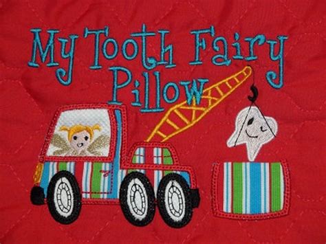 Tooth Fairy Pillow In The Hoop Embroidery Design 2 Sizes For Etsy