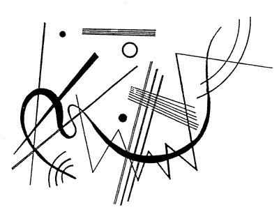 El artista ruso wassily kandinsky era un amo de las líneas blancas del espacio y del negro. ILUSTRACIÓN Y PRESENTACIÓN DE PROYECTOS: Tipos de composición