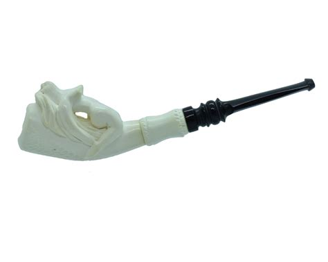 Buy Naked Lady Pipe Horn Pipe Big Boobs Pipe Meerschaum Pipe Straight Stem Pipe Handmade Pipe