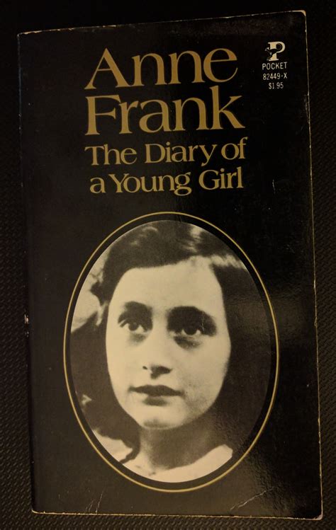 Anne Frank The Diary Of A Young Girl By Anne Frank Paperback 82nd Printing 1953 From