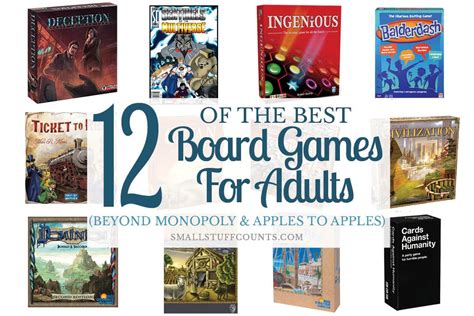 12 Of The Best Board Games For Adults Beyond Monopoly