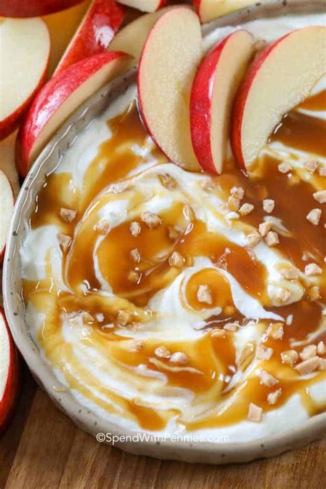 Easy Caramel Apple Dip Cream Cheese And More Spend With Pennies