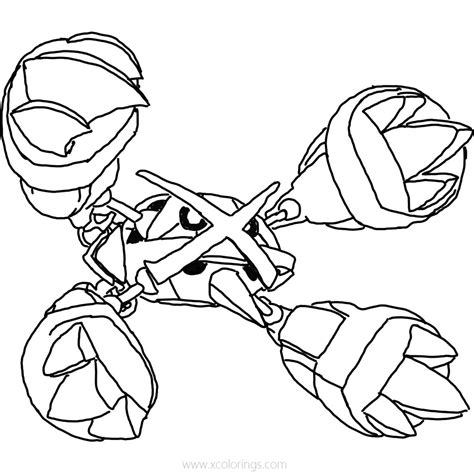 Best Ideas For Coloring Metagross Coloring Page
