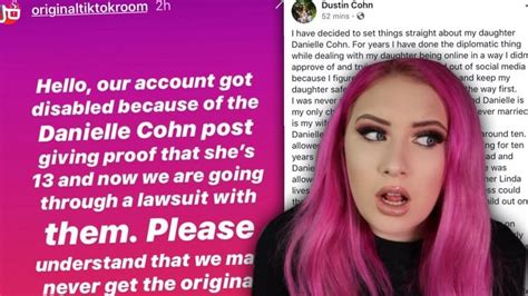 Danielle Cohn Deletes Tea Pages Real Age Information From Dad Yt