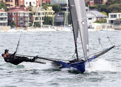 18ft Skiff Spring Championship On Sydney Harbour Race 3