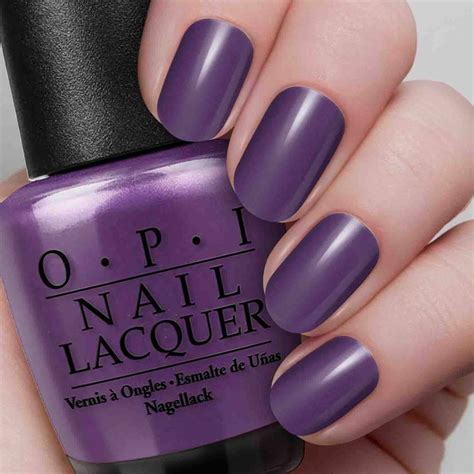 Opi Purple With A Purpose Polished By Crystal