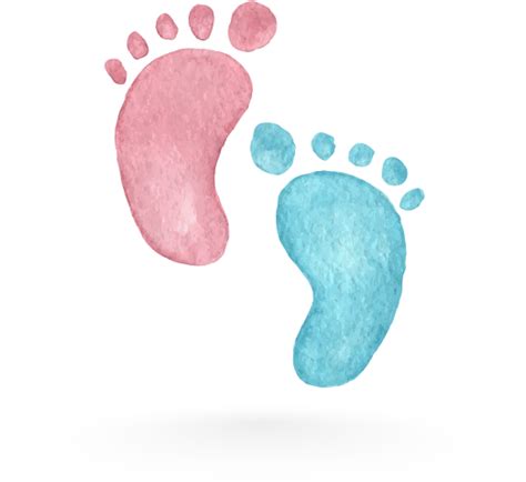 Footprint Infant Clip Art Cute Little Baby Footprints Png Download Images