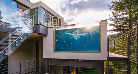 Custom Glass Walled Pools Acrylic Above Ground Glass Pools Diamond Spas