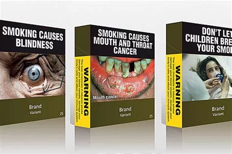 Department Of Health Releases Photo Of New Plain Cigarette Packaging In Ireland Irish Mirror