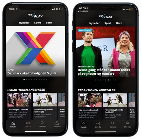 Vi er med på nyheder, sport, reality og fiktion. Ny TV 2 PLAY-app til Android og iOS - recordere.dk