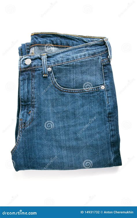 Pair Of Blue Jeans Stock Photo Image Of Male Denim 14931732
