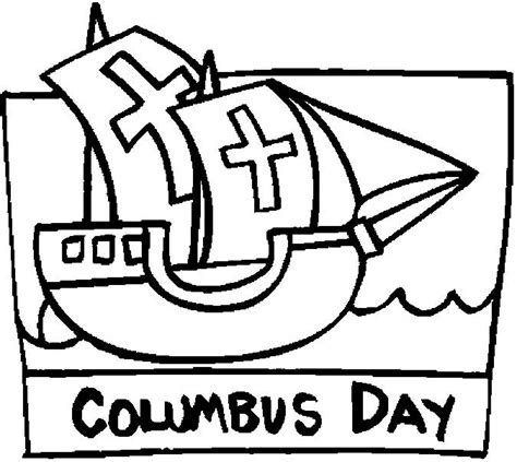 Printable Columbus Day Coloring Pages Printable Word Searches