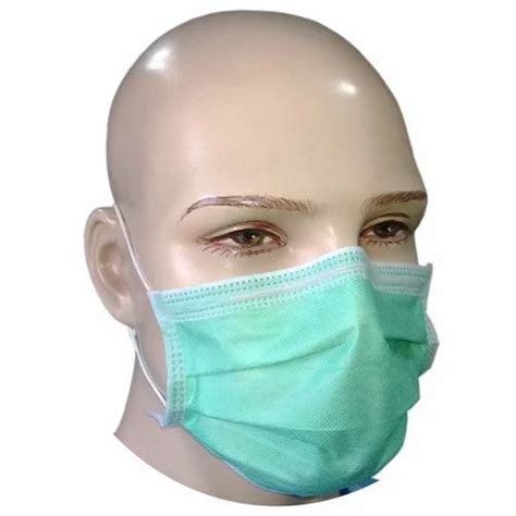 Blue Non Woven Disposable Face Mask 3 Ply At Rs 420 In Hyderabad Id