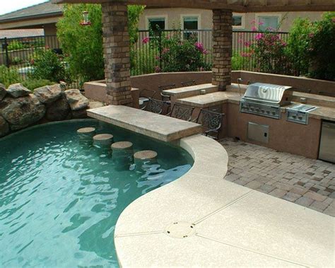 Lovely Outdoor Kitchen And Pool Design Ideas Pool Patio Backyard