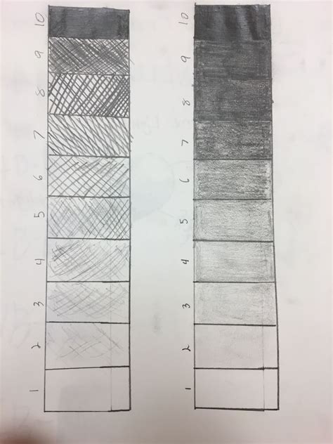 Here you may to know how to cross hatch shading. Cross hatching and shading value scales. | Cross hatching ...