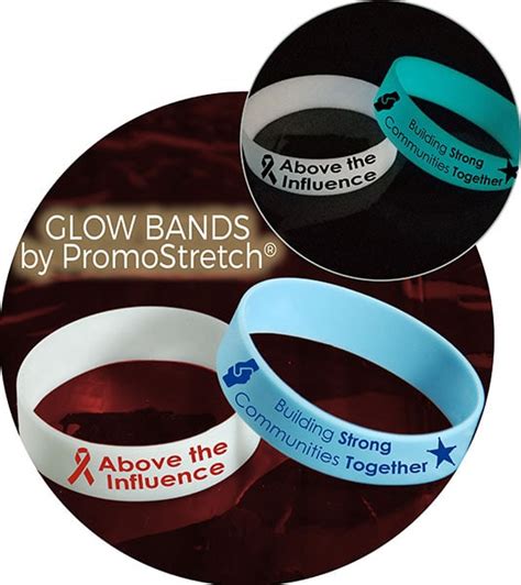 Frequent special offers and discounts up to 70% off for all products! Glow Wristbands by PromoStretch Create Awareness