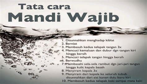 Doa Niat Dan Tata Cara Mandi Wajib Junub Yang Benar Sesuai Hadist Tertarik Baca