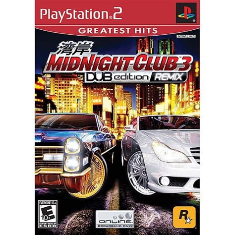 Rockstar Games Midnight Club 3 Dub Edition Remix Sony Playstation 2