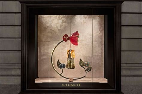 Coach Spring Flowers 2016 Windows By Booma Group New York City