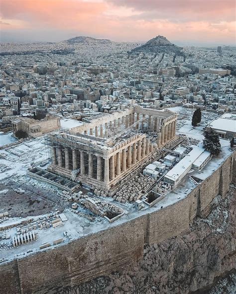 View From The Acropolis ️ Athens Greece Photo By Stelecopter Greece