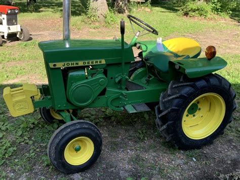 This Sweet Converted John Deere 110 High Crop Garden Tractor Is For
