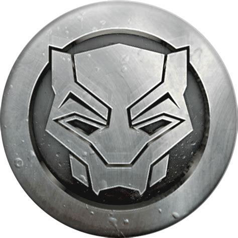 Black Panther Logo Transparent Aluminum Logo Chrome Element Png Pngwiz