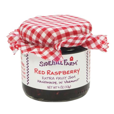Red Raspberry Side Hill Jam 4 Oz Cheese And Wine Traders Cheese