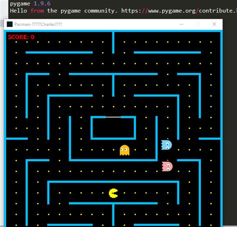 Pac Man Game Using Python Pygame Codehub