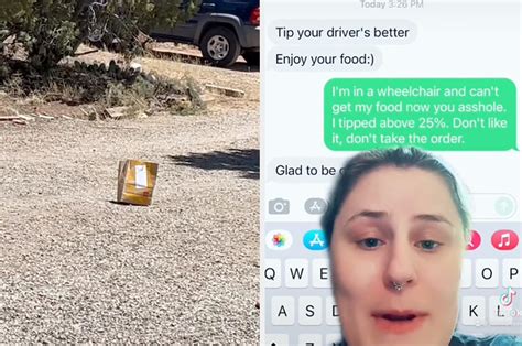 This Disabled Woman Tipped 26 And Asked Her Grubhub Driver To Drop Her