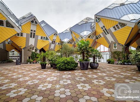 Cube Houses Rotterdam South Holland Stock Photo
