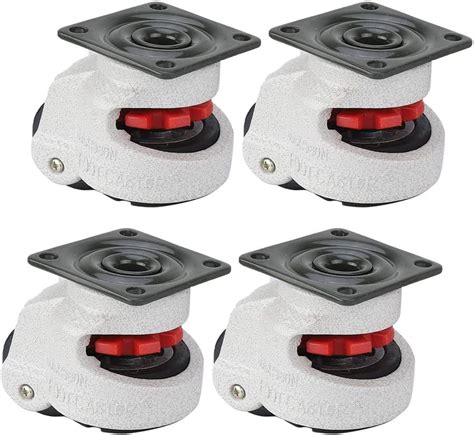 4pcs Leveling Machine Casters Gd 40f Plate Mounted