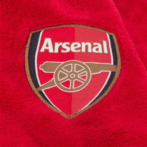 Arsenal FC Official Soccer Gift Boys Hooded Fleece Dressing Gown Robe | eBay