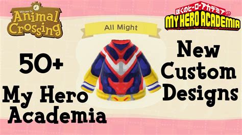 Now, many players are looking for my hero academia the strongest hero gift codes that they can use in the game for any boosts or items for. 50+ My Hero Academia Animal Crossing New Horizons Custom ...