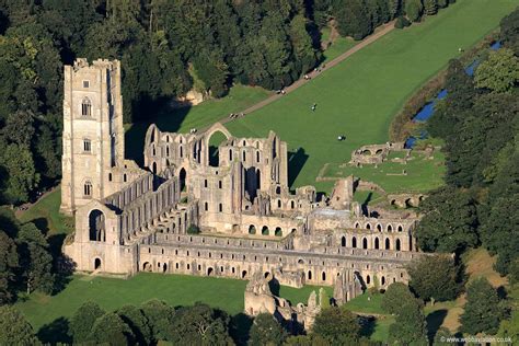 Fountains Abbey Yorkshire Aerial Photograph Aerial Photographs Of