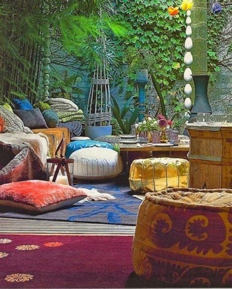 37 Beautiful Bohemian Patio Designs Digsdigs