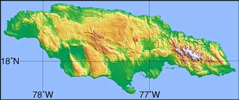 Filesimple Topographic Map Of Jamaicapng