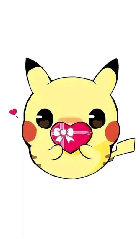 Will Chu Be My Valentine Cute Pokemon Wallpaper Pikachu Drawing