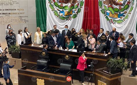 Diputados Morena Toman Tribuna Congreso Tamaulipas Hoy Marzo