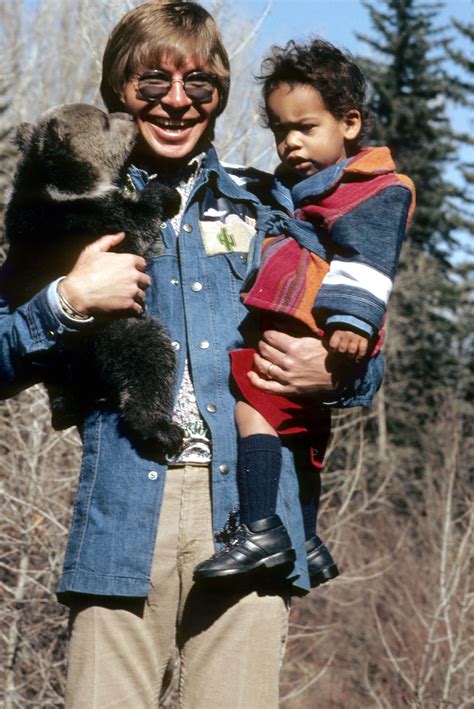 John with his adopted son Zac | John denver family, John denver pictures, John denver lyrics