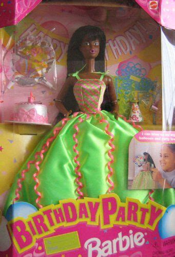 Birthday Party Barbie Doll Aa Doll Can Blow Up Mylar Balloons And Party Favor 1998